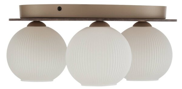 Lampa sufitowa Virlo TK Lighting, możliwość ściemniania, jasne drewno, salon / jadalnia, szkło