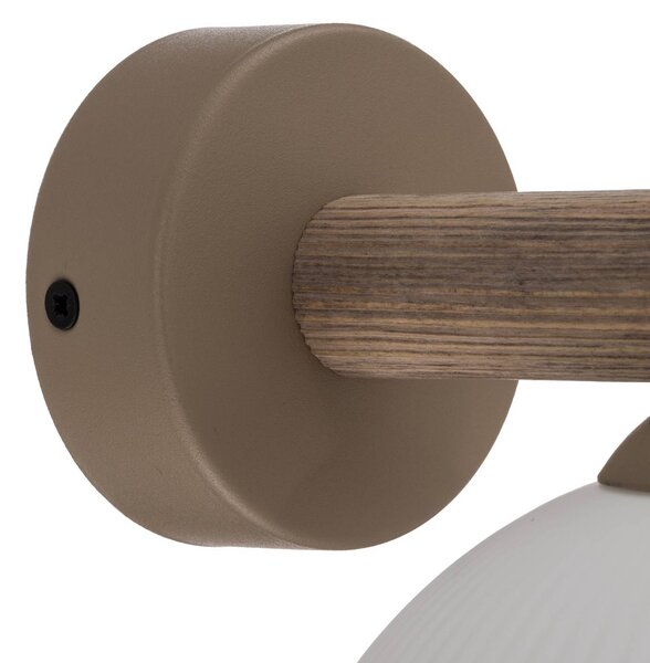 Kinkiet Virlo TK Lighting, możliwość ściemniania, biały / opal, salon / jadalnia, szkło