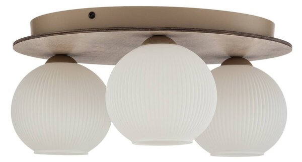 Lampa sufitowa Virlo TK Lighting, możliwość ściemniania, jasne drewno, salon / jadalnia, szkło