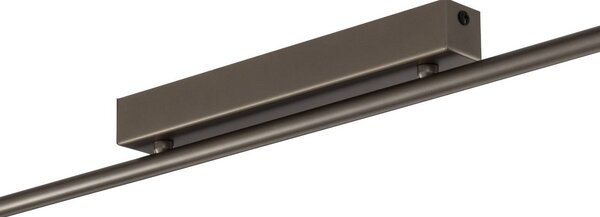 Lampa sufitowa Imelo TK Lighting, możliwość ściemniania, brązowy / rdzawy, sypialnia, szkło