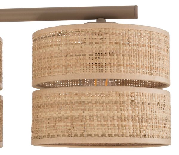 Lampa wisząca Calma TK Lighting, możliwość ściemniania, kremowy / amber, salon / jadalnia