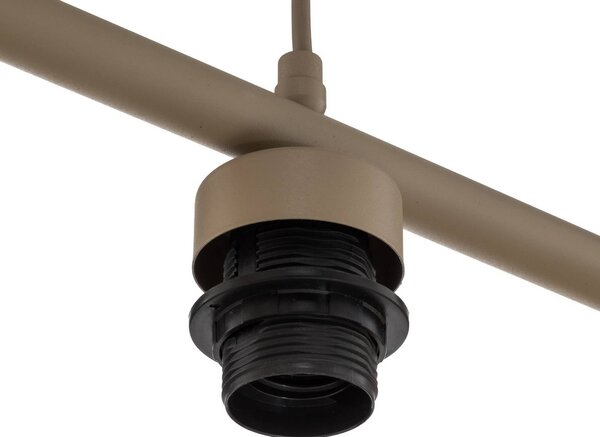 Lampa wisząca Calma TK Lighting, możliwość ściemniania, kremowy / amber, salon / jadalnia