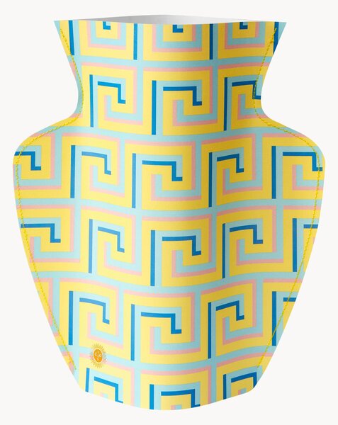 Ręcznie wykonany wazon dekoracyjny z papieru Icarus, W 29 cm