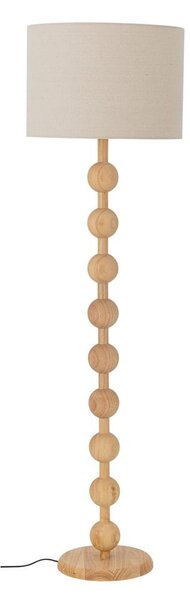 Lampa stojąca w naturalnym kolorze z tekstylnym kloszem (wysokość 154,5 cm) Giacoma – Bloomingville