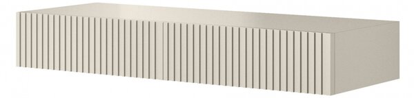 Toaletka wisząca Nicole 100 cm z szufladami - kaszmir / kaszmir mat