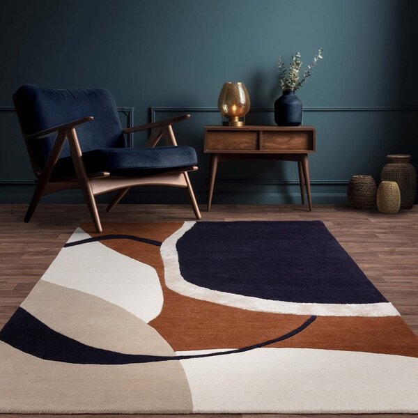 Ceglasty wełniany dywan tkany ręcznie 160x230 cm Matrix – Asiatic Carpets