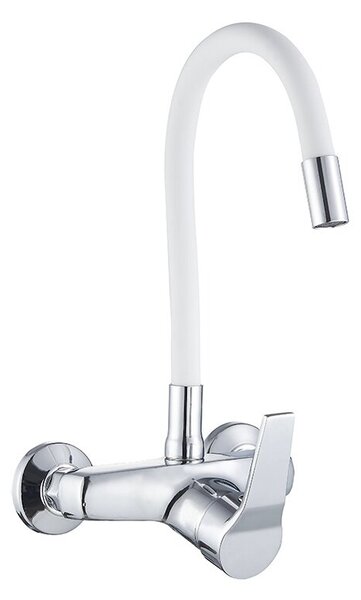Bateria kuchenna HYDROSAN EBRO-WH-CH Chrom / Biały