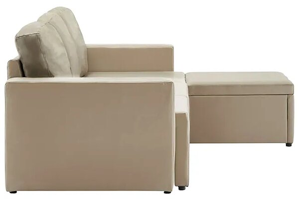 Rozkładana sofa modułowa cappuccino - Odi 4Q
