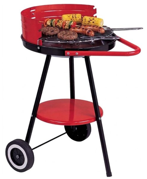 Grill ogrodowy węglowy ACTIVA 19771 Okrągły, na kółkach