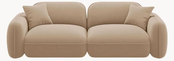 Sofa modułowa z weluru Lucien (3-osobowa)