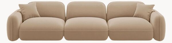Sofa modułowa z weluru Lucien (5-osobowa)