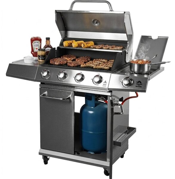 Grill ogrodowy gazowy BROWIN dragON BBQ G201 331201 18.8 kW 67,5 x 43,5 cm