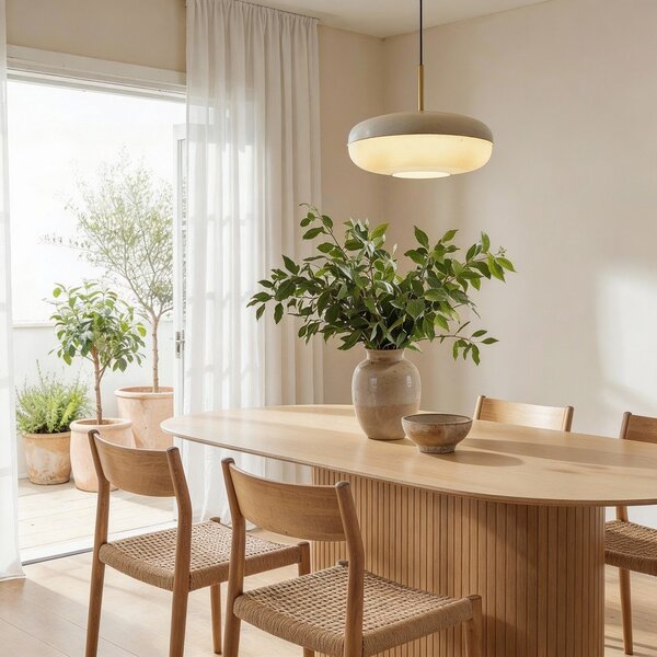 Stół z blatem w dekorze dębu 95x180 cm Nola – Unique Furniture