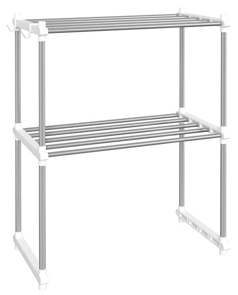 Aluminiowa półka kuchenna na mikrofalówkę - Mila