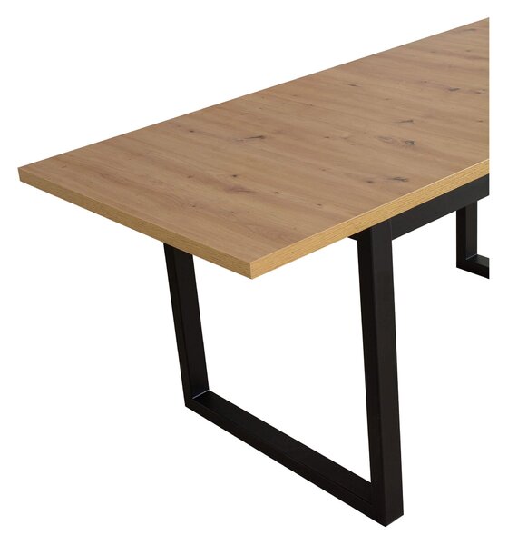 MebleMWM Stół drewniany IKON 3 L laminat 92x160/240