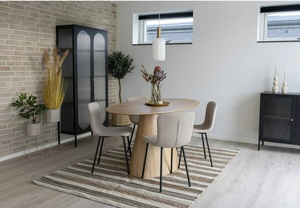 MebleMWM Stół Bolton okrągły 120 cm jesion