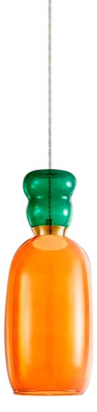 Lucande - Fay LED Lampa Wisząca Orange/Green Lucande
