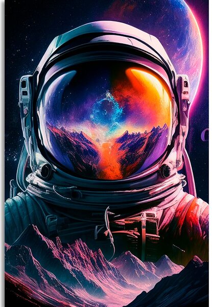 Obraz portret astronauty