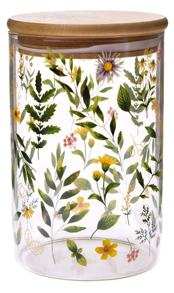 Szklany pojemnik na żywność Wildflowers – Dakls