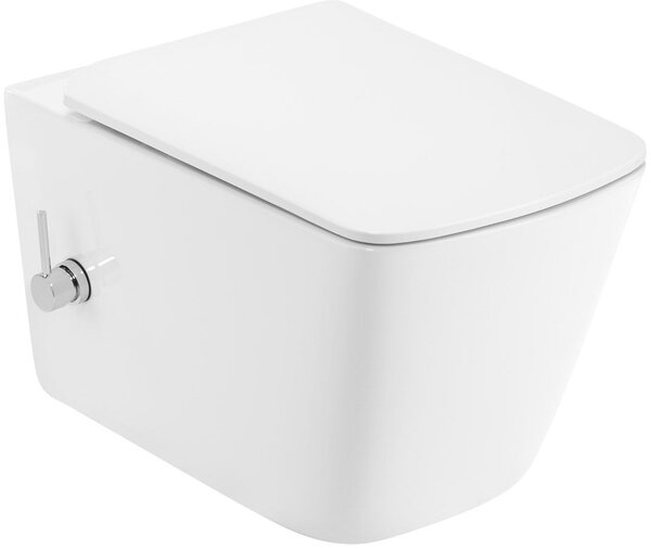UpTrend Orion miska WC wisząca z funkcją bidetu z deską wolnoopadającą zestaw biały TR2237