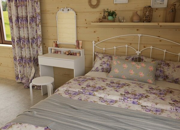 Toaletka / konsola "MILA PLUS" biała 75cm