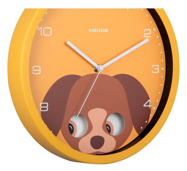 Zegar dziecięcy ø 31 cm Peekaboo Dog – Karlsson