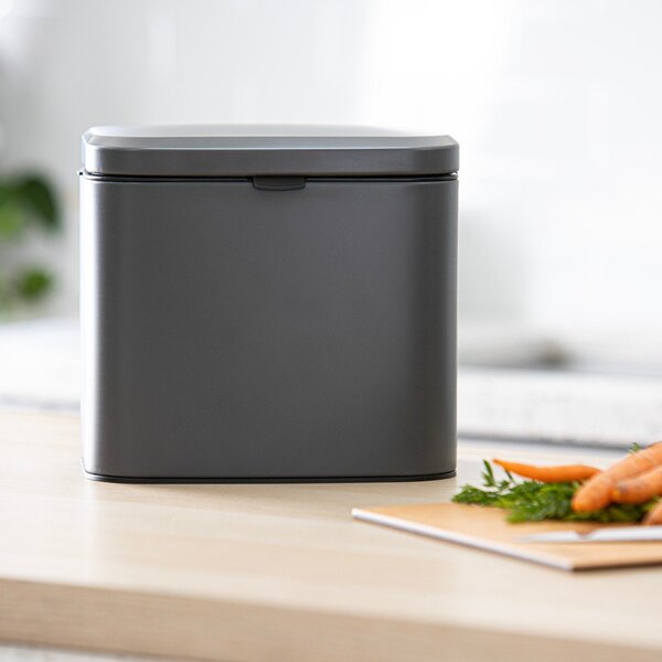 Ciemnoszary pojemnik na odpadki organiczne 4 l Essentials – Ladelle