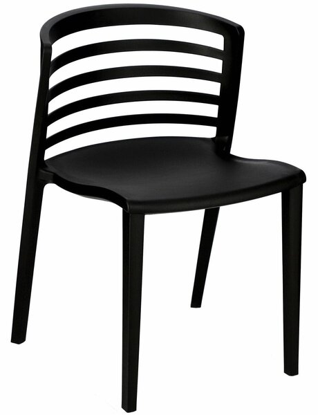 Krzesło kawiarniane z niskim oparciem Muna