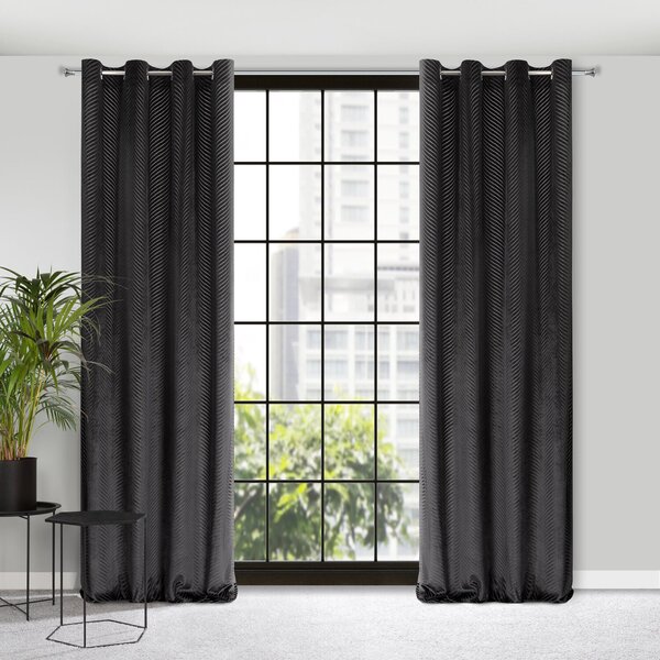 Elegancka zasłona Lussi z wysokiej jakości błyszczącego welwetu 140x250 cm