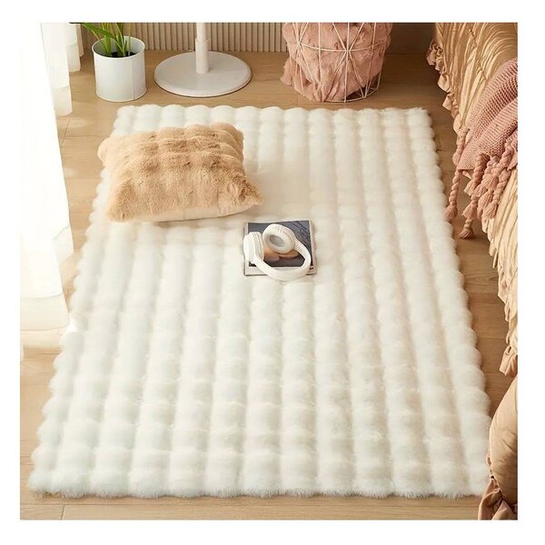 Dywan odpowiedni do prania w kolorze kości słoniowej 120x170 cm Bubble Emarald – Mila Home