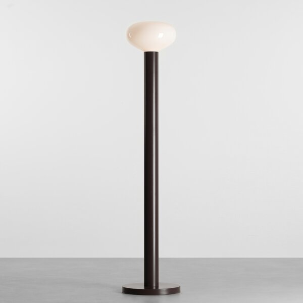 Lampa podłogowa o eleganckim wyglądzie Flo Mokka