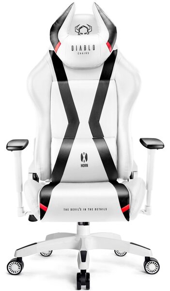 Fotel dla graczy Diablo X-Horn 2.0 King Size biały