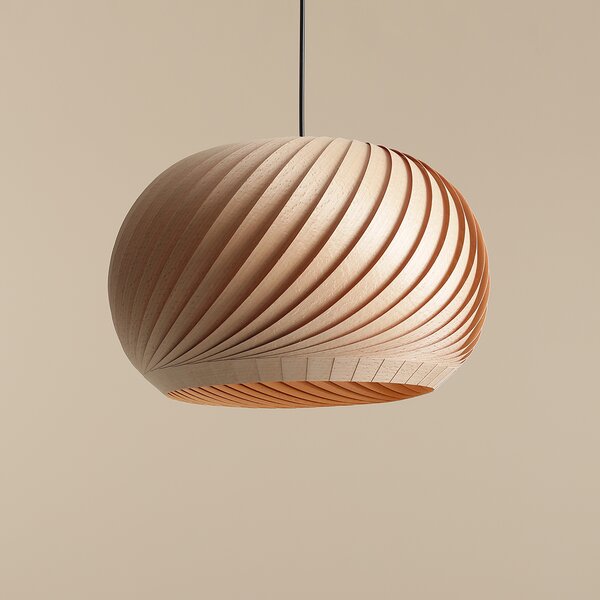 Drewniana lampa wisząca Nature Dark "M"