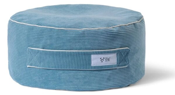 Niebieska poduszka do siedzenia z granulatem BINI COZY BLUE- S
