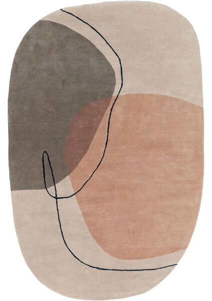 Wełniany dywan w designerskim stylu Shape