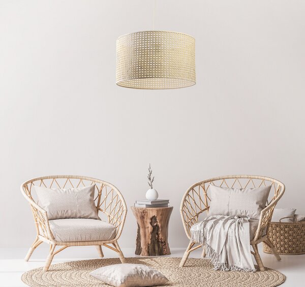 Rattanowa lampa wisząca Lagos