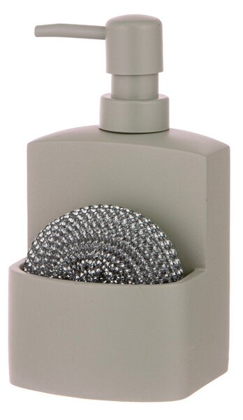 Szary dozownik do mydła z żywicy polimerowej 250 ml Essentials – Ladelle