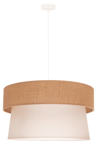 Lampa wisząca Etnic z naturalnych materiałów