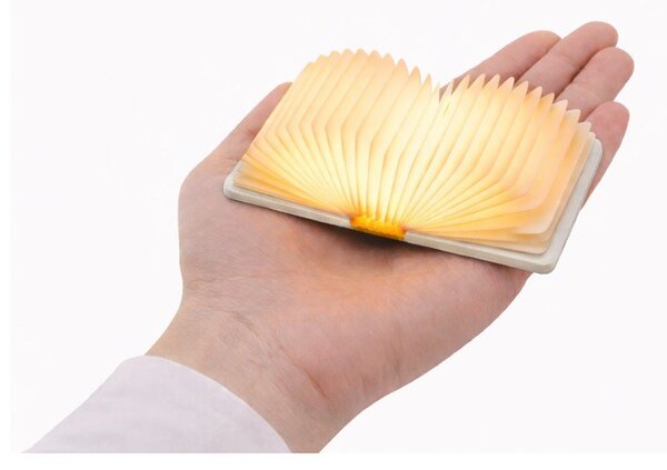 Biała dekoracja świetlna na USB BookLight – Gingko