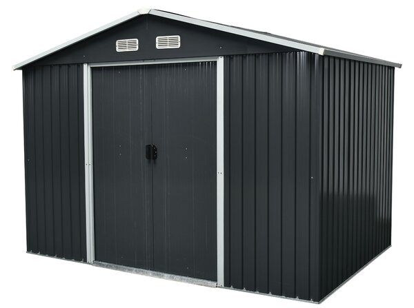 Aga Domek ogrodowy 301x214x238 cm Ciemnoszary