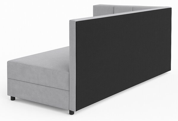 Tapczan łóżko 1-osobowe z pojemnikiem do salonu Sofaro Plus 120x200 Miętowy
