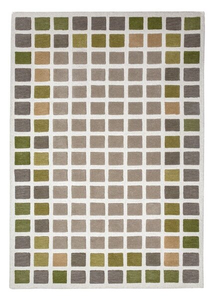 Zielony wełniany dywan tkany ręcznie 160x230 cm Renga Wool – Flair Rugs