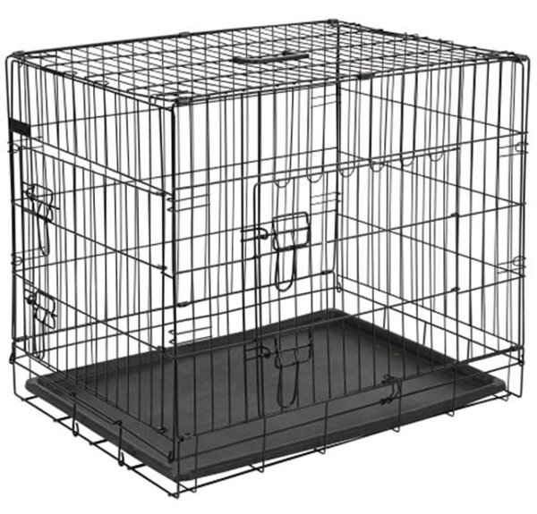 @Pet @Pet @PET Metalowa klatka dla psa, 92,5 x 57,5 x 64 cm, czarna, 15003
