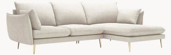 Sofa narożna z lnu Elio (5-osobowa)