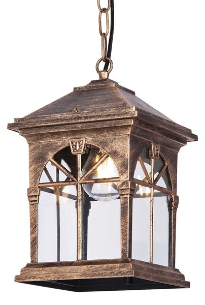 Czarno-złota lampa wisząca ogrodowa - S518-Boriko
