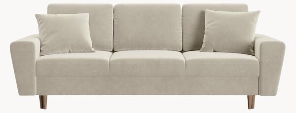 Sofa 3-osobowa z funkcją spania i przechowywania Kyoto Light Beige & Natural