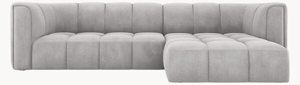 Sofa narożna Francesca Light Grey & Black (3-osobowa)