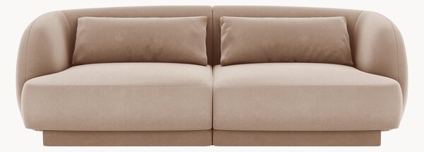 Sofa o wyglądzie aksamitu Tulum (2-osobowa)