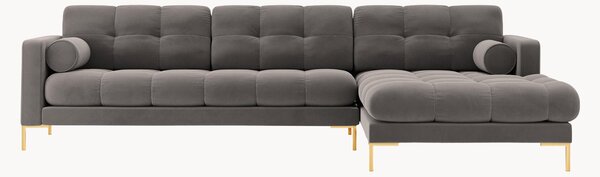Sofa narożna o wyglądzie aksamitu Bali (5-osobowa)