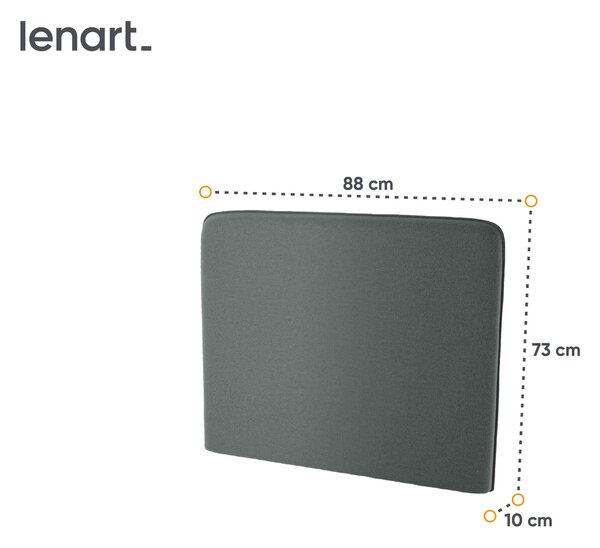 MebleMWM BED CONCEPT BC-31 - zagłówek tapicerowany 90 do BC-03 - grafit